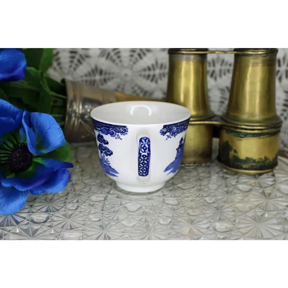 Johnson Brothers Blue Willow Breakfast Tea Cups